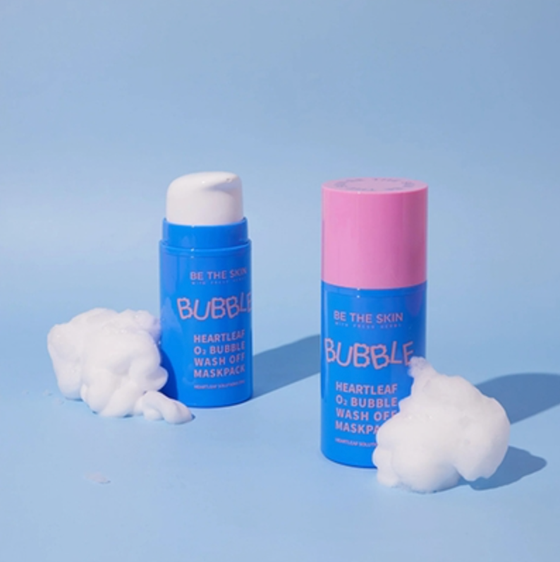 Be The Skin Hearleaf Bubble Wash Off Maskpack