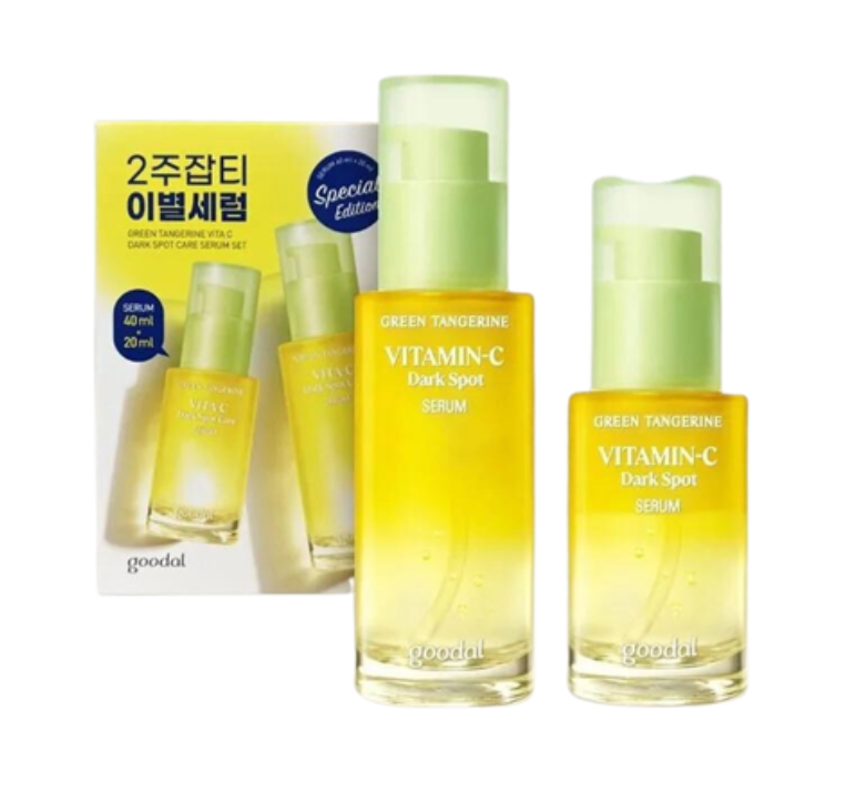 Goodal Green Tangerine Vita C dark spot serum sæt