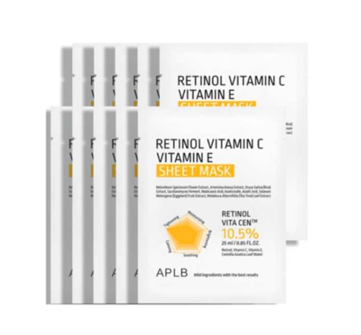 APLB Retinol Vitamin C Vitamin E Sheet Mask
