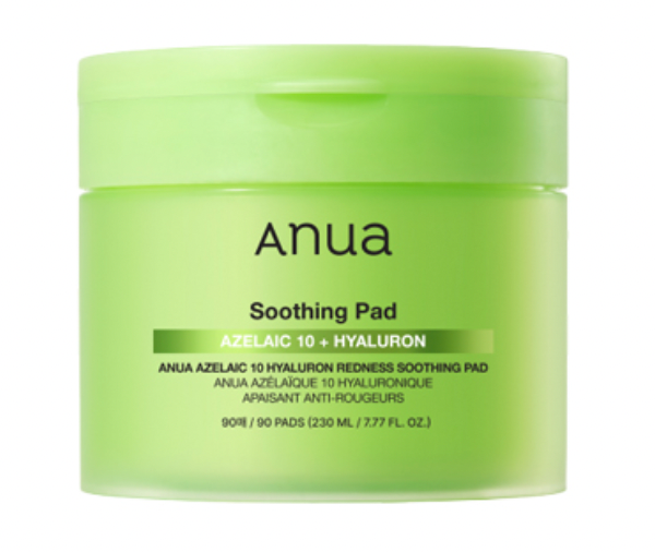 Anua Azelaicacid 10 Hyaluron Redness Soothing Pad