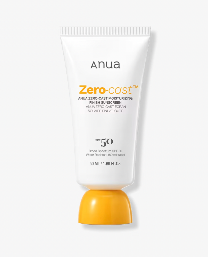 Anua Zero Cast Moisturizing Finish Sunscreen SPF 50