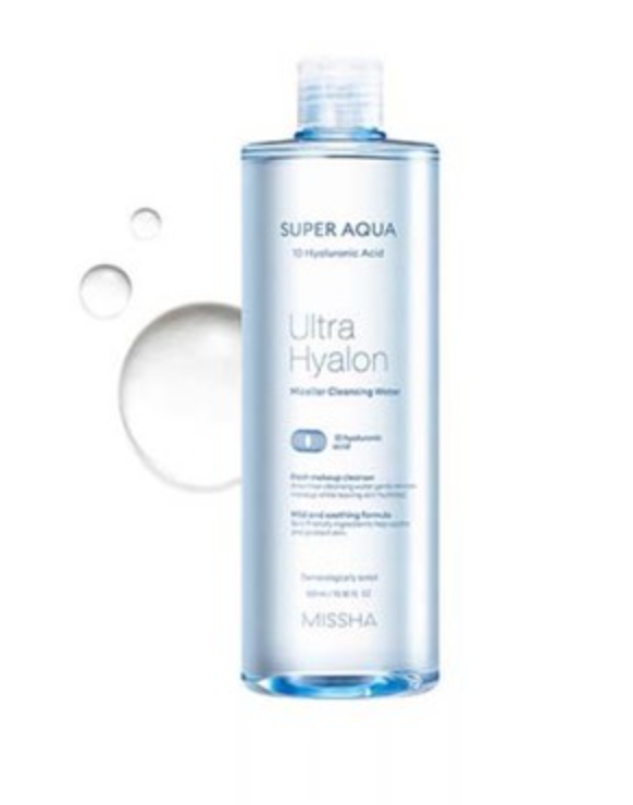 Missha Super Aqua Ultra Hyalron Michellar Cleansing Water