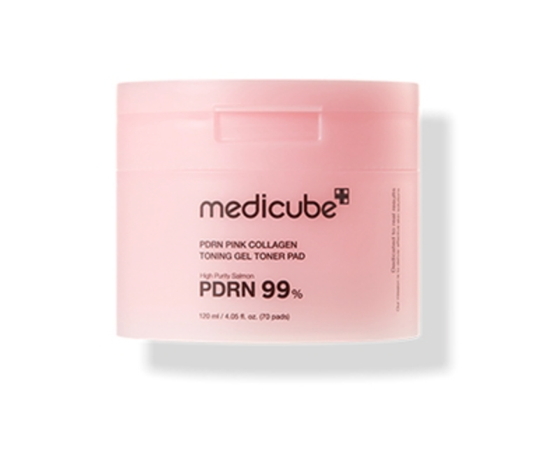 Medicube PDRN Pink Collagen Toning Gel Toner Pad