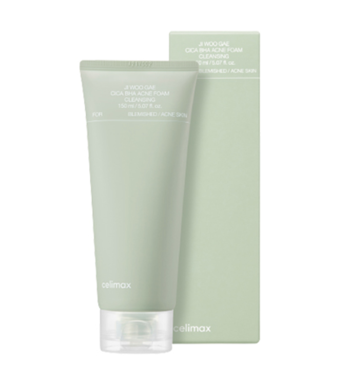 Celimax Ji Woo Gae Cica BHA Acne Foam Cleansing