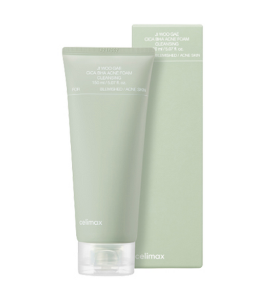 Celimax Ji Woo Gae Cica BHA Acne Foam Cleansing