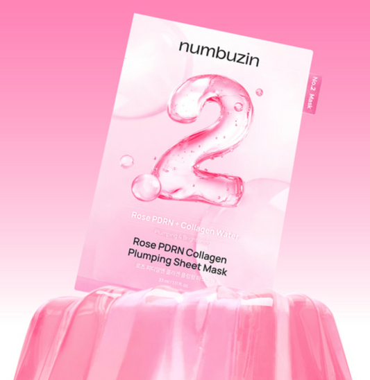 Numbuzin 2 Rose PDRN Collagen Plumping Sheet Mask