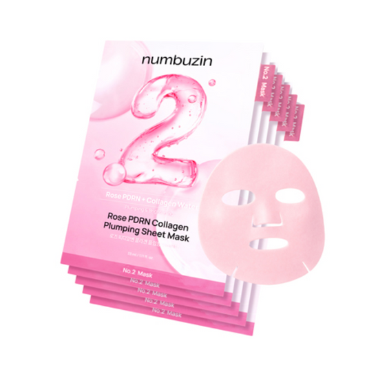 Numbuzin 2 Rose PDRN Collagen Plumping Sheet Mask