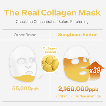 Sungboon Editor Deep Collagen Niacin-Vita C brightening Mask