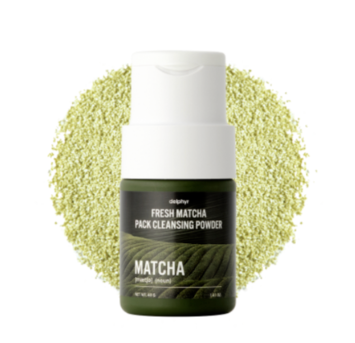 Delphyr Fresh Matcha Pack Cleansing Powder
