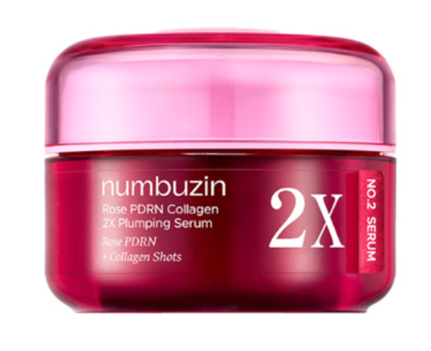 Numbuzin No. 2 Rose PDRN Collagen 2X plumping Serum