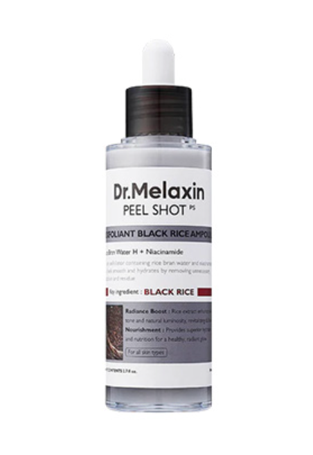Dr. Melaxin Peel Shot Exfoliant Black Rice Ampoule