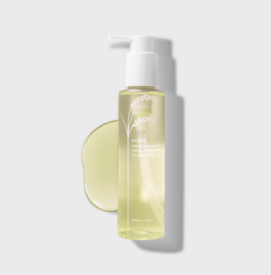 Midha Sebum Cleansing Oil with Rice Bran & Tea Tree