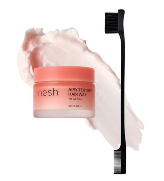 Nesh Airy Texture Hair Wax & Dual Brush