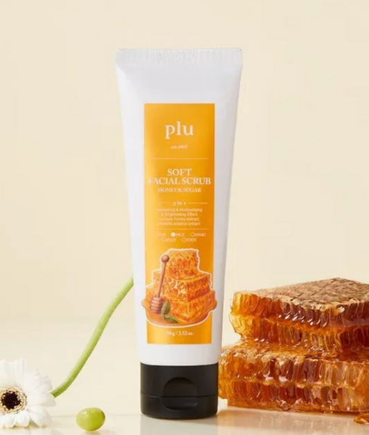 PLU Soft Facial Scrub Honey & Sugar
