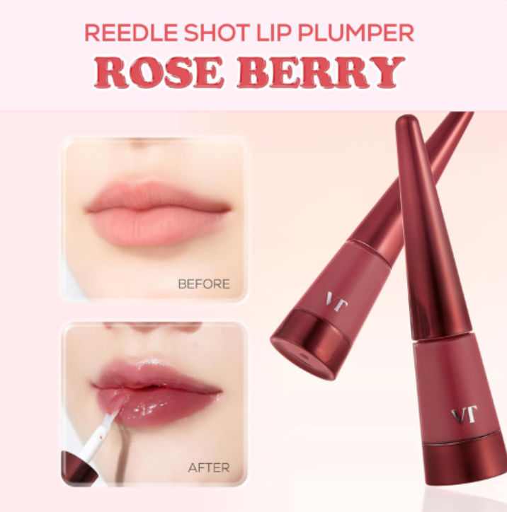 VT Reedle Shot Lip Plumper Rose Berry