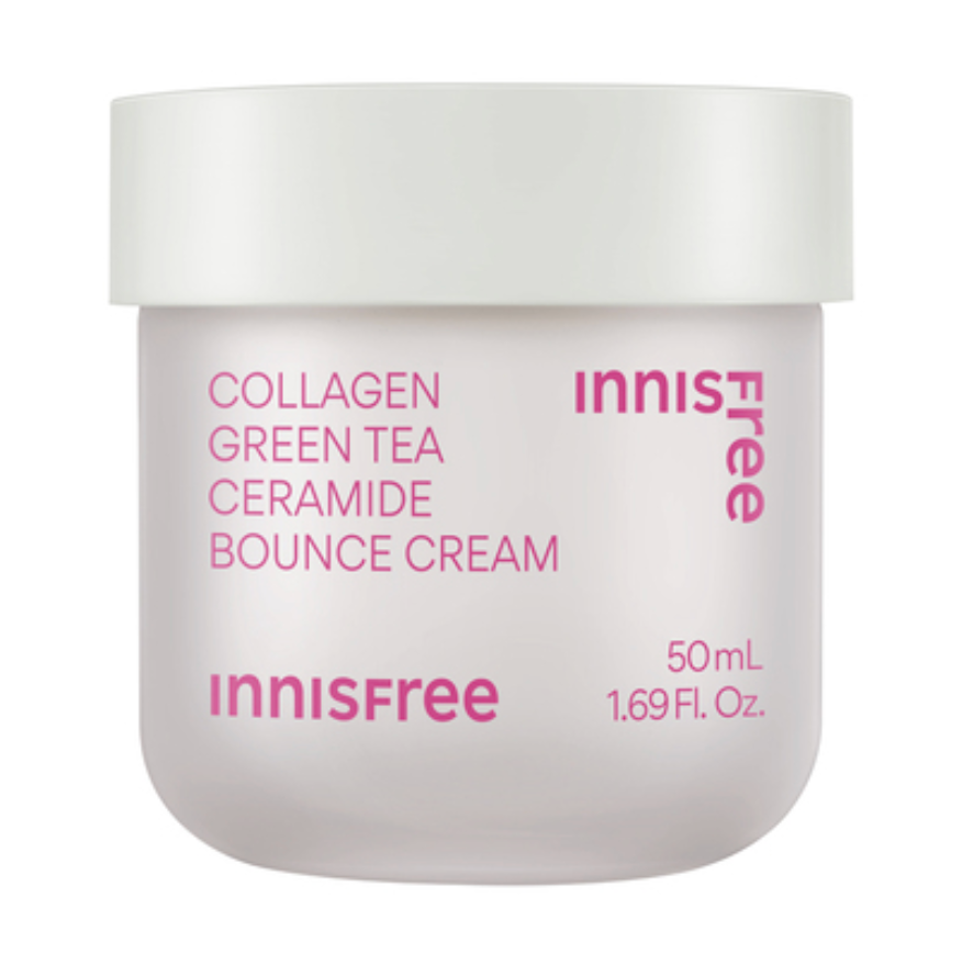 Innisfree Collagen Green Tea Ceramide Bounce Cream