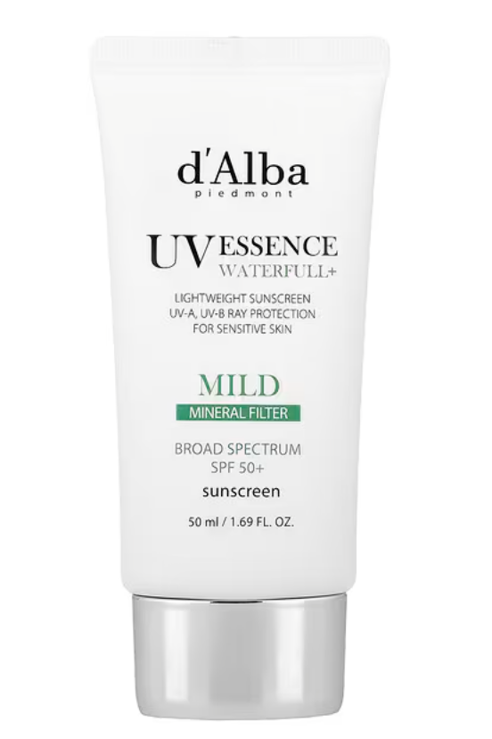 d’Alba UV essence Waterfull Mild Mineral Filter Sunscreen SPF 50+/PA++++