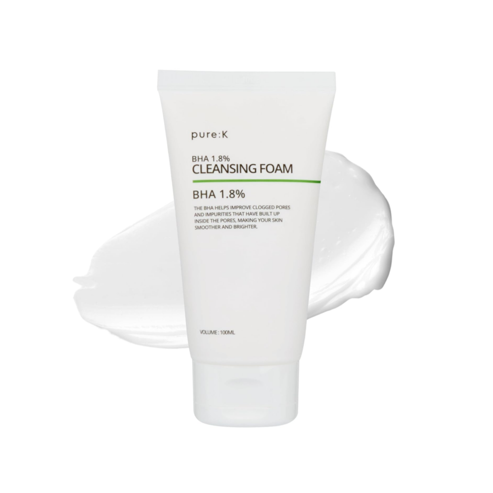 Pure:K BHA 1.8% Cleansing Foam