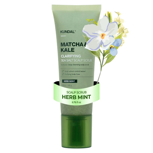 Kundal Matcha & Kale Clarifying Sea Salt Scalp Scrub