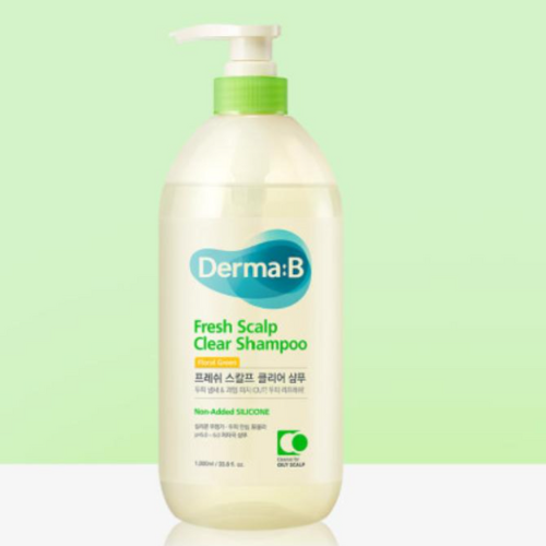 Derma:B Fresh Scalp Clear Shampoo Floral Green