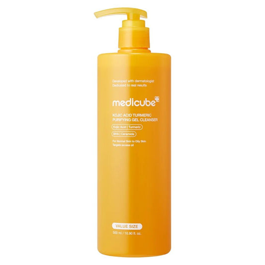 Medicube Kojic Acid Turmeric Gel to Foam Cleanser